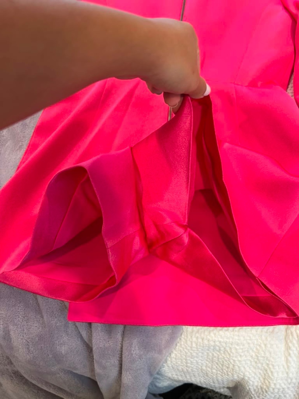 Alice + Olivia Vibrant Hot Pink Blazer Dress/Romper - Picture 5 of 5